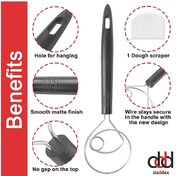 Danish Dough Whisk - Picture 3 of 5